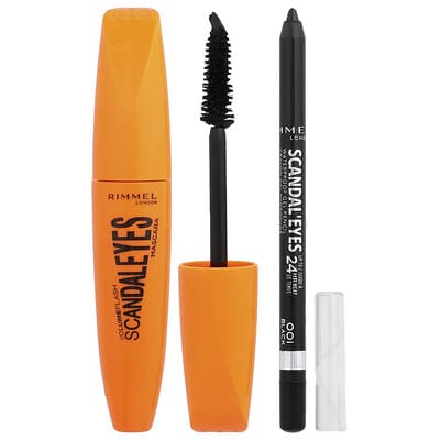 Scandal Eyes, Mascara with Waterproof Gel Pencil, 003 Extreme Black, 2 Piece Set