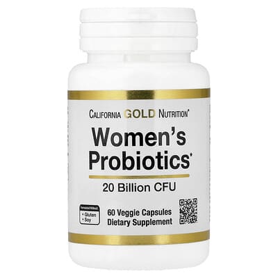 Women's Probiotics with Probiotic Bacteria Blend, Bifidobacterium lactis, Lactobacillus acidophilus, and Lactobacillus rhamnosus, 20 Billion CFU, 60 Veggie Capsules