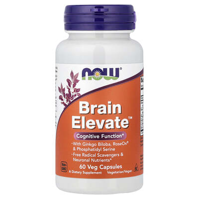 Brain Elevate™, 60 вегетарианских капсул