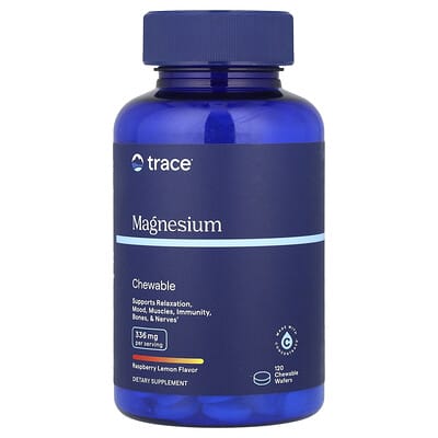 Magnesium Chewable, Raspberry Lemon, 120 Chewable Wafers