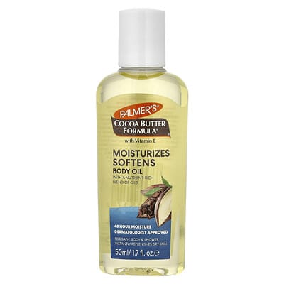 Cocoa Butter Formula® с витамином E, масло для тела, 1.7 fl oz (50 ml)