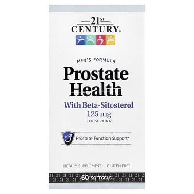 21st Century средство для здоровья простаты с Beta-Sitosterol 60 Softgels