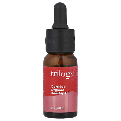 Органическое масло шиповника Trilogy, 0.68 fl oz (20 ml)