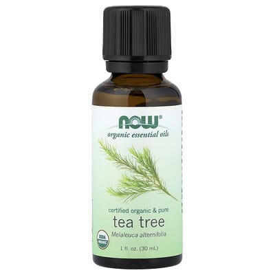 Organic Essential Oils, Tea Tree, 1 fl oz (30 ml)