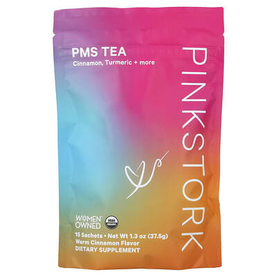 Pink Stork чай PMS Warm Cinnamon 15 пакетиков 1.3 oz (37.5 g)