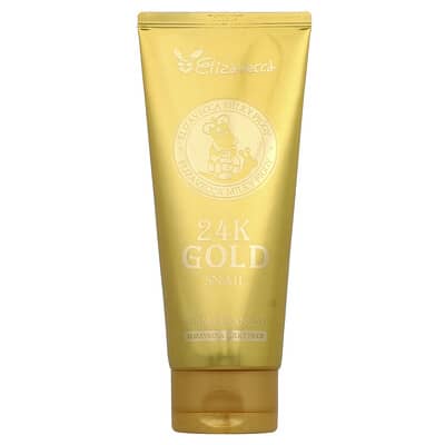 Очищающая пенка Elizavecca Milky Piggy, с золотом 24k и улиткой, 6.09 fl oz (180 ml)