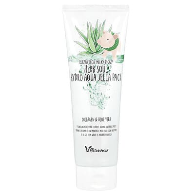 Elizavecca Milky Piggy Herb Soul Hydro Aqua Jella Pack гидрогелевая маска, 8.45 fl oz (250 ml)
