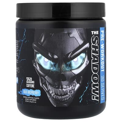 JNX Sports The Shadow!® предтренировочная добавка, Blue Raspberry, 9.5 oz (270 g)