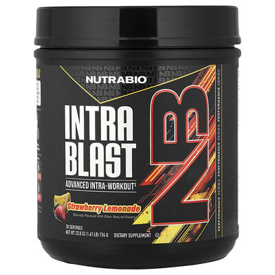 Предтренировочный комплекс Intra Blast, Strawberry Lemonade, 1.61 lb (734 g)