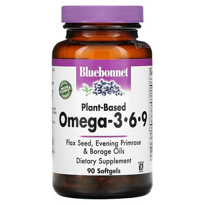 Omega-3-6-9 на растительной основе, 90 мягких капсул