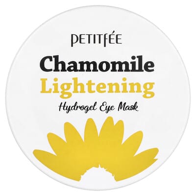Гидрогелевая маска для глаз с ромашкой Chamomile Lightening, 60 патчей, 2.96 oz (84 g)