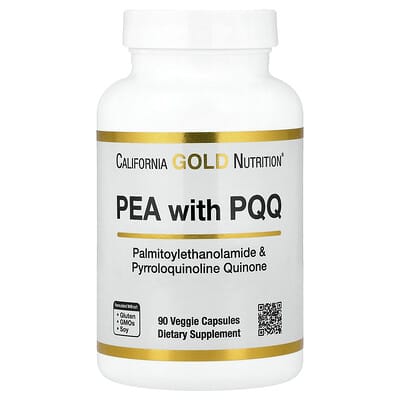 PEA 300 mg + PQQ 10 mg, 90 вегетарианских капсул