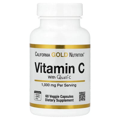 Витамин C, Quali®-C, 1,000 mg, 60 вегетарианских капсул