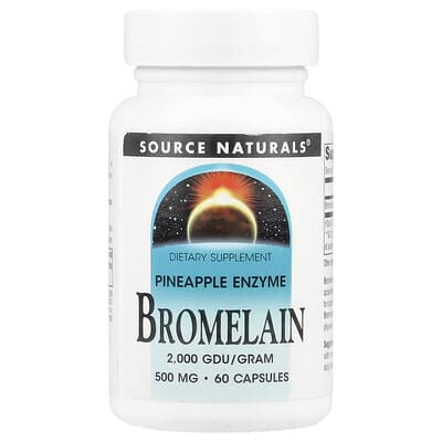 Source Naturals бромелаин Bromelain 500 mg 60 капсул