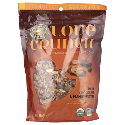Love Crunch®, премиальная органическая гранола, темный шоколад и арахисовое масло, 11.5 oz (325 g)