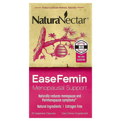 EaseFemin, Menopausal Support, 30 Vegetable Capsules
