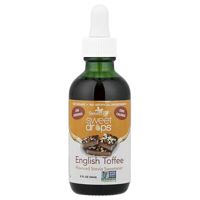 Sweet Drops®, English Toffee, 2 fl oz (60 ml)