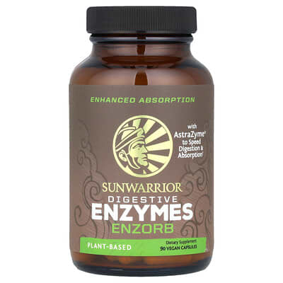 Пищеварительные ферменты Sunwarrior Enzorb, 90 Vegan Capsules