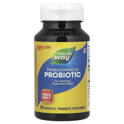 Primadophilus® Probiotic, для возраста 12+, 5 Billion CFU, 90 Capsules
