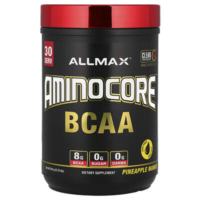 AMINOCORE™ BCAA, ананас-манго, 0.76 lbs (345 g)