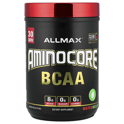 AMINOCORE™ BCAA, арбуз, 0.76 lbs (345 g)