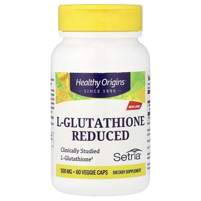 L-Glutathione Reduced, 500 mg, 60 вегетарианских капсул
