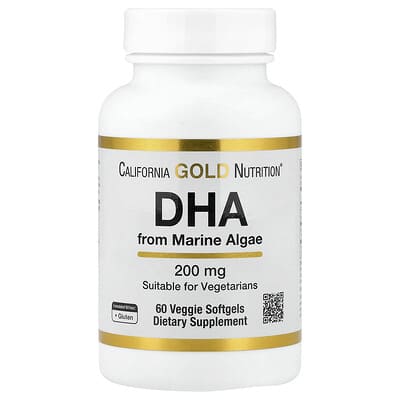 DHA from Marine Algae, 200 mg, 60 Veggie Softgels