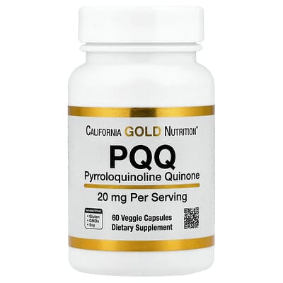 PQQ, 20 mg, 60 Veggie Capsules