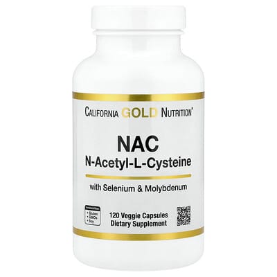 N-Acetyl-L-Cysteine with Selenium & Molybdenum, 120 Veggie Capsules