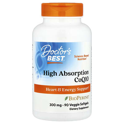 High Absorption CoQ10, 300 mg, 90 Veggie Softgels