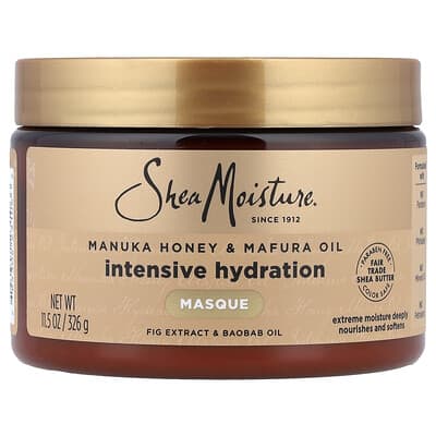 Маска для волос интенсивного увлажнения с медом Манука и маслом Мафура, 11.5 oz (326 g)