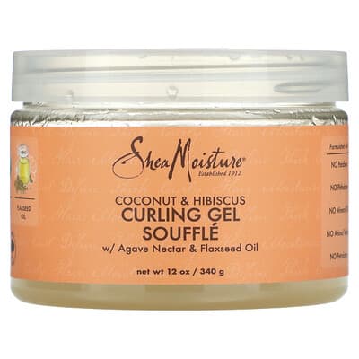 Curling Gel Souffle, Coconut & Hibiscus, 12 oz (340 g)