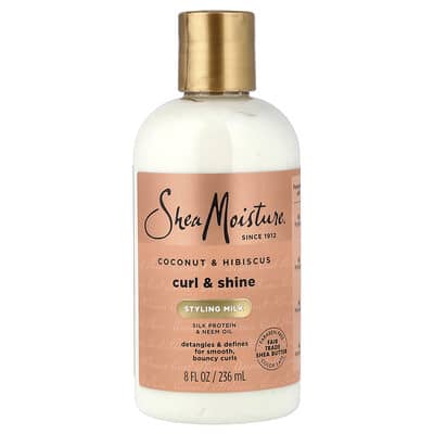 Curl & Shine, стайлинг-молоко, кокос и гибискус, 8 fl oz (236 ml)