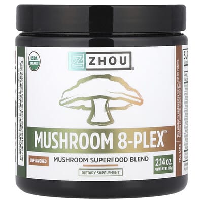 Порошок Mushroom 8-Plex™, без вкуса, 60 g
