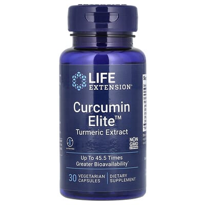 Curcumin Elite™, Turmeric Extract, 30 Vegetarian Capsules
