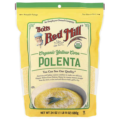 Organic Yellow Corn Polenta, 24 oz  (680 g)