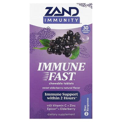 Immunity™, Immune Fast, Sweet Elderberry, 30 жевательных таблеток