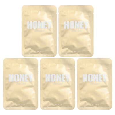 Набор питательных масок для лица Honey Beauty, 5 шт., 27 ml каждая