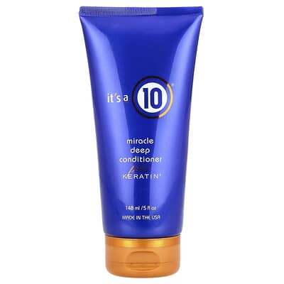 Кондиционер для волос It's a 10 Miracle Deep Conditioner, Plus Keratin®, 5 fl oz (148 ml)