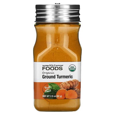 California Gold Nutrition Органическая куркума, молотая, 2.9 oz (82 g)