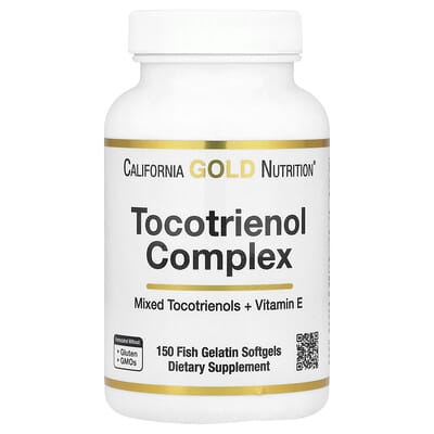 Tocotrienol Complex with Vitamin E, 150 Fish Gelatin Softgels