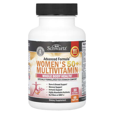 Женский 50+ Multivitamin, 60 Veggie Caps