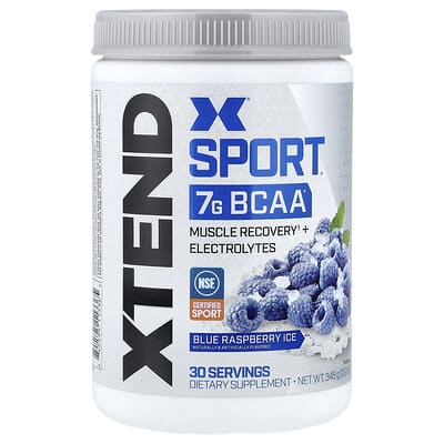 XTEND Sport® Recovery, ледяной голубой малина, 10.2 oz (288 g)