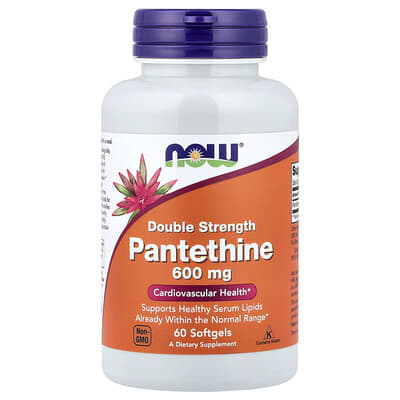 Pantethine, 600 mg, 60 Softgels