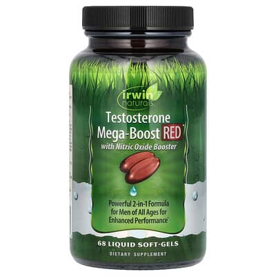Irwin Naturals Testosterone Mega-Boost RED, 68 жидких мягких капсул