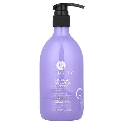 Biotin & Collagen Shampoo, For Thin & Dry Hair, 16.9 fl oz (500 ml)