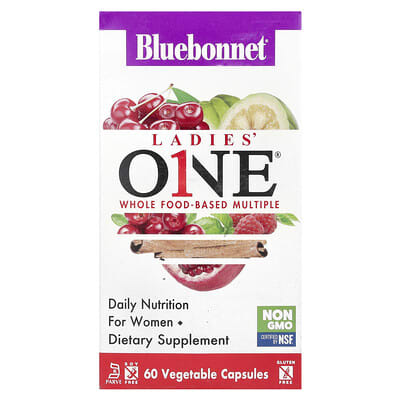 Bluebonnet Nutrition комплекс витаминов Ladies' ONE® на растительной основе, 60 капсул