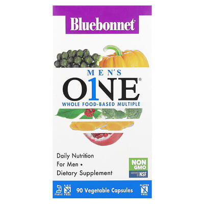 ONE For Men, Whole Food-Based Multiple, 90 Vegetable Capsules