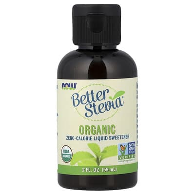 Organic Better Stevia®, Zero-Calorie Liquid Sweetener, 2 fl oz (59 ml)