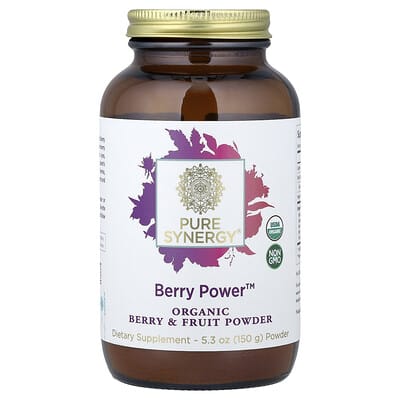 Pure Synergy Berry Power™, Органический порошок из ягод и фруктов, 5.3 oz (150 g)